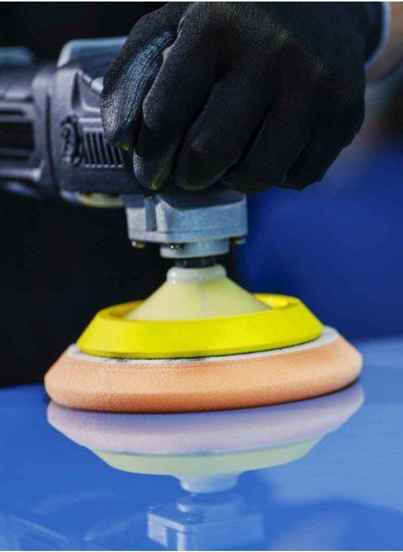 RHINOMOTIVE RHINOMOTIVE - SUPERIOR CUTTING PAD 100MM Long lasting foam Orange  - Image 5
