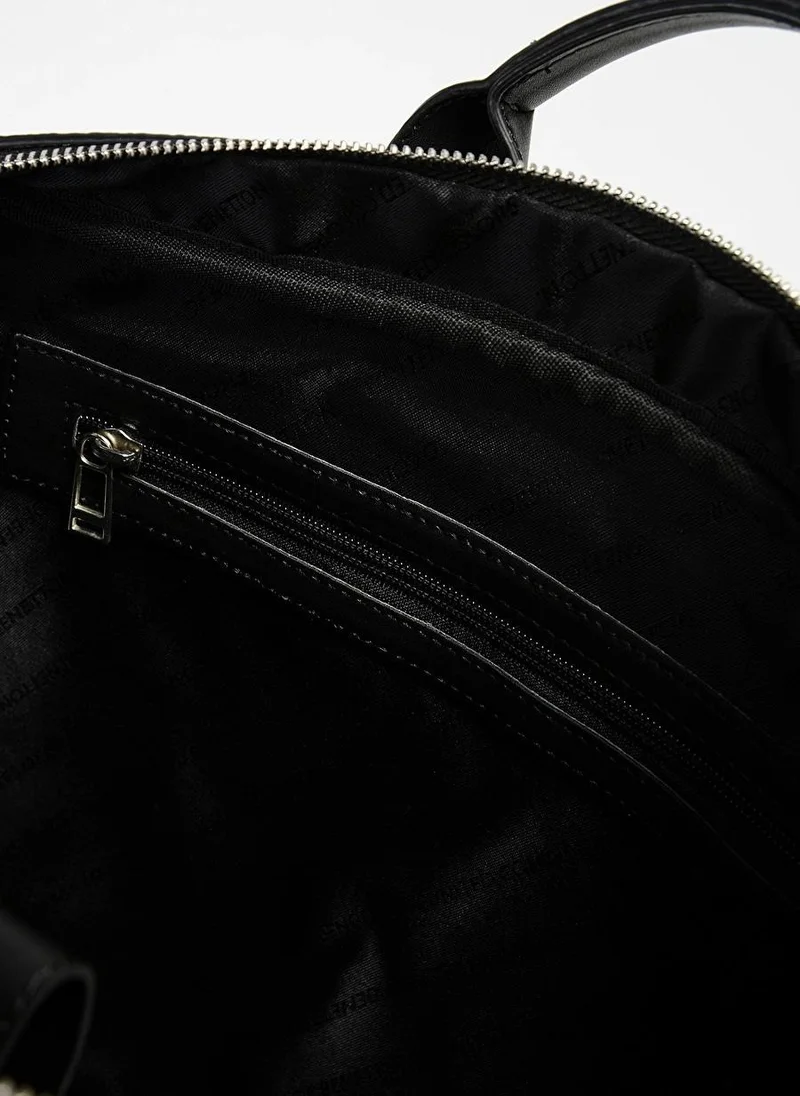 يونايتد كولورز أوف بينتيون BNT_971 Mono Black Men's Briefcase