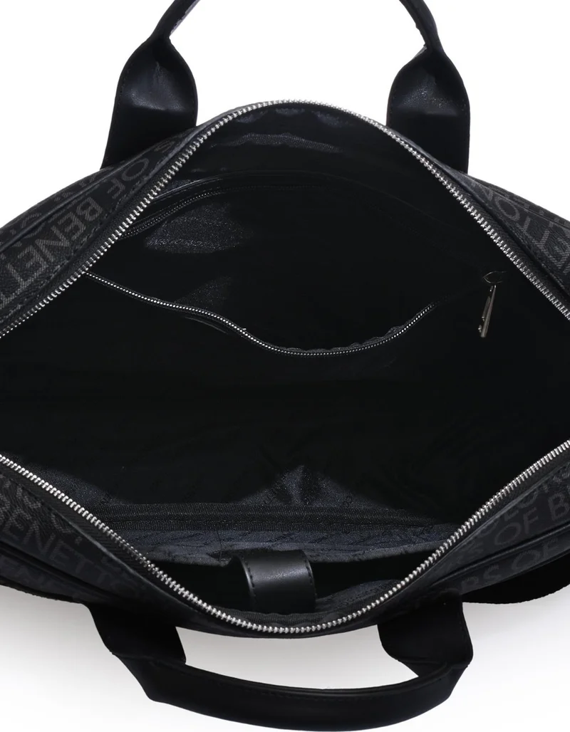 يونايتد كولورز أوف بينتيون BNT_971 Mono Black Men's Briefcase