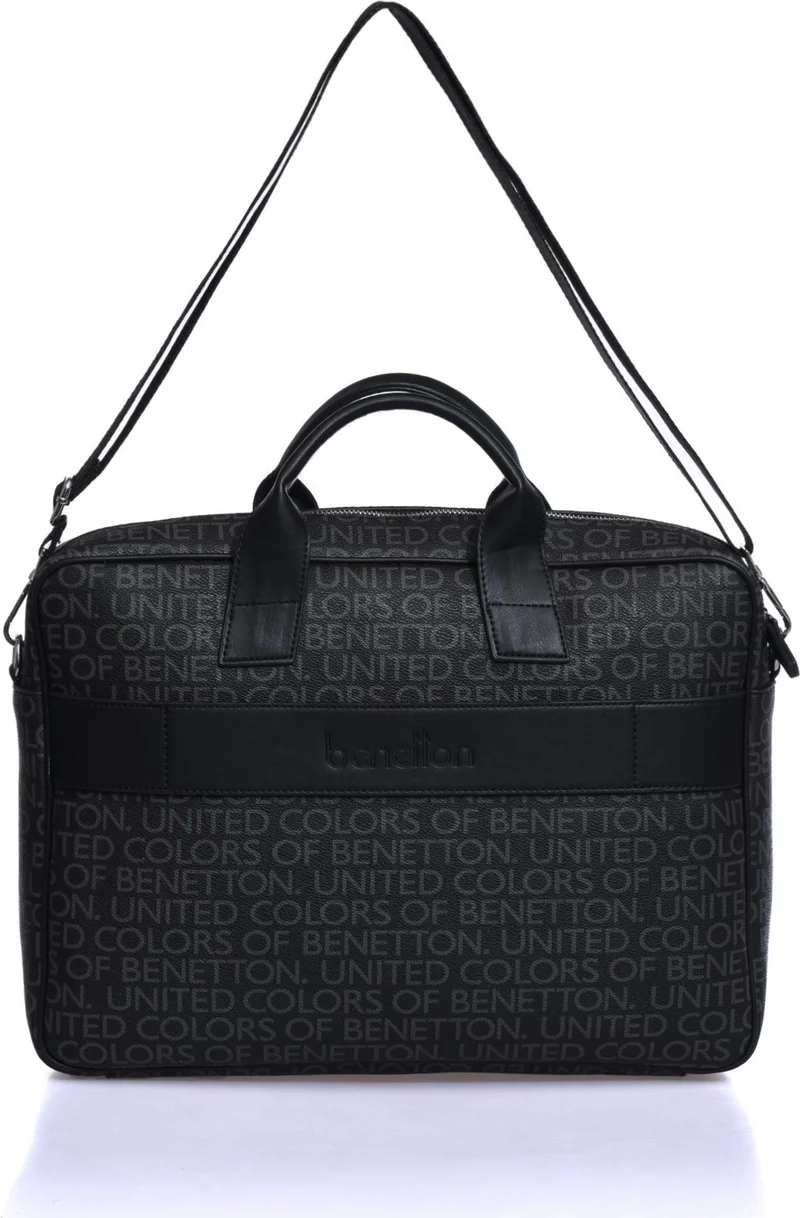 يونايتد كولورز أوف بينتيون BNT_971 Mono Black Men's Briefcase