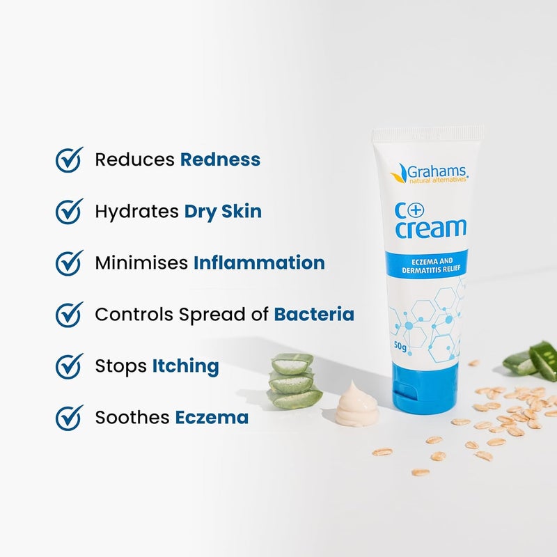 Grahams Natural C+ Cream Eczema Psoriasis & Dermatitis Relief - Image 5