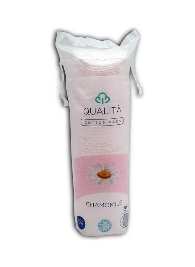 QUALITA Cotton Pads 70 Pieces Multicolour