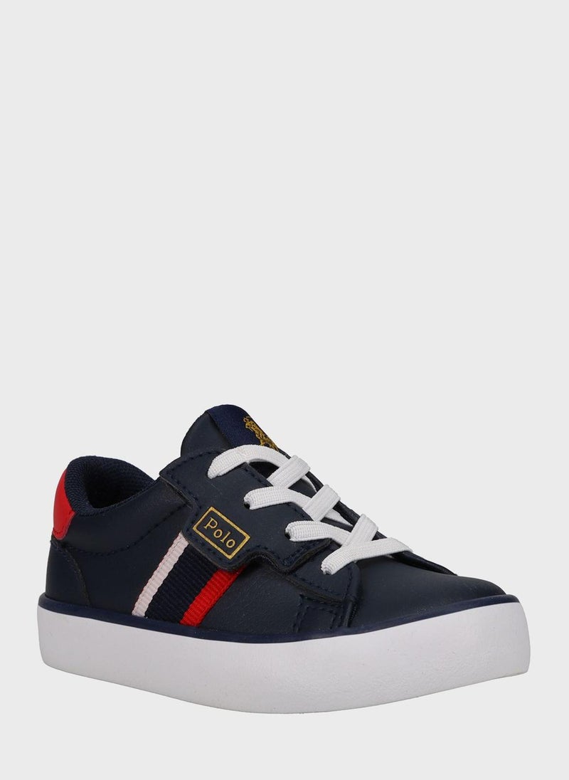 POLO RALPH LAUREN - Youth Rexley Lace Up Sneakers - Image 1
