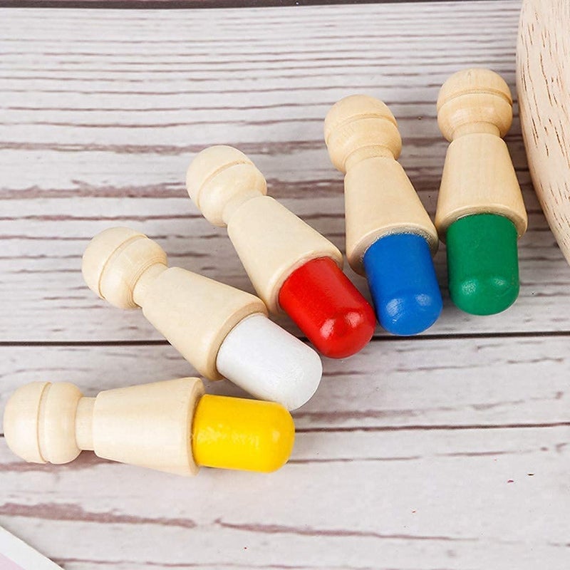 Fiddlys Wooden Memory Chess Game for Kids | Fun Indoor Board Game for 5-10 Years | Mind Logic Memory Match Stick Game | Brain Booster Toy for Boys & Girls | Kids Board Games 7+ Years (Memory Chess) - Image 5