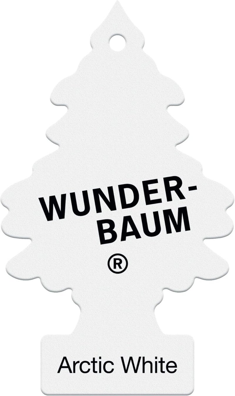 WUNDER-BAUM Little Trees Air Freshener Tree MTR0061 Arctic White Fragrance - Single Pack - Image 1