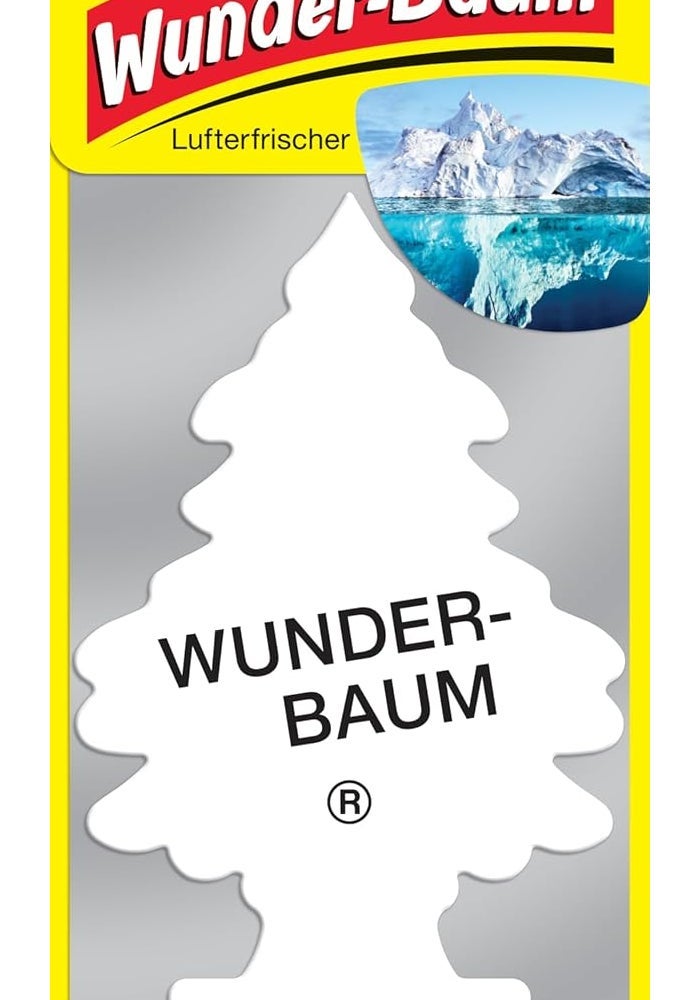 WUNDER-BAUM Little Trees Air Freshener Tree MTR0061 Arctic White Fragrance - Single Pack - Image 2