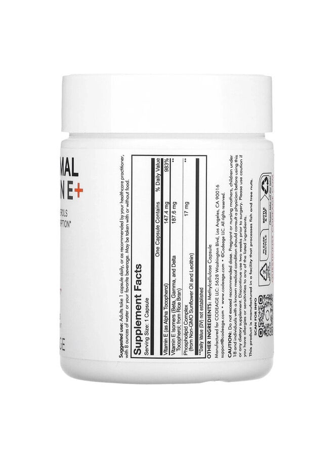 Codeage Liposomal Vitamin E+, 90 Capsules  - Image 3