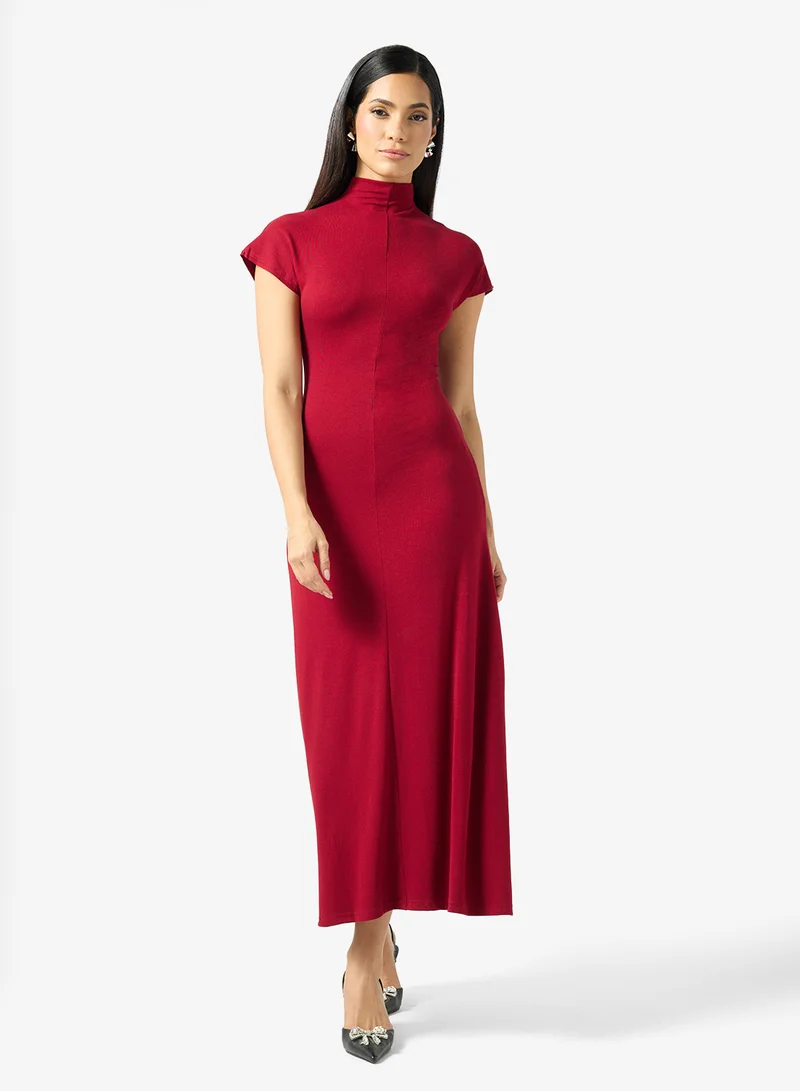 Ella High Neck A-line Dress