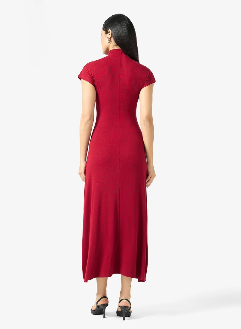Ella High Neck A-line Dress