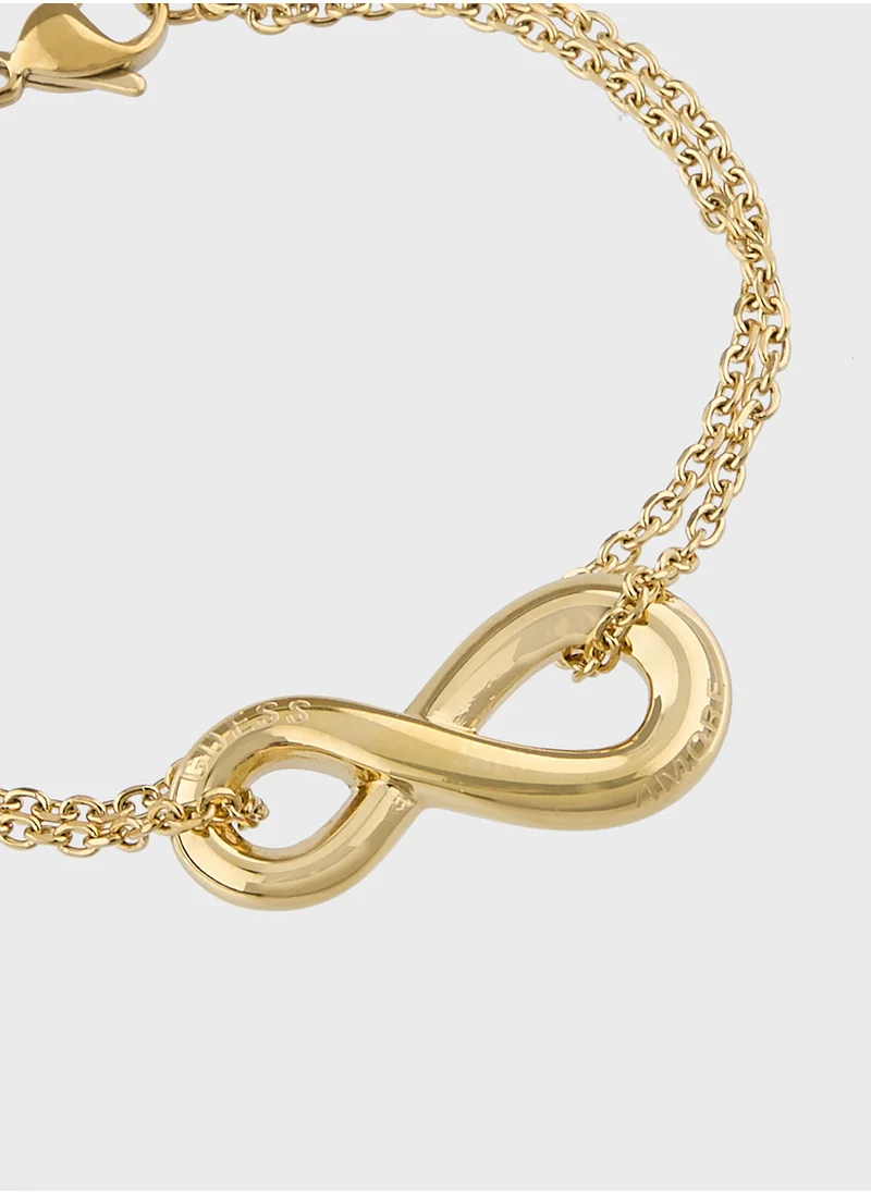 GUESS Jubb05050Jwygs 28Mm Infinity Bracelet