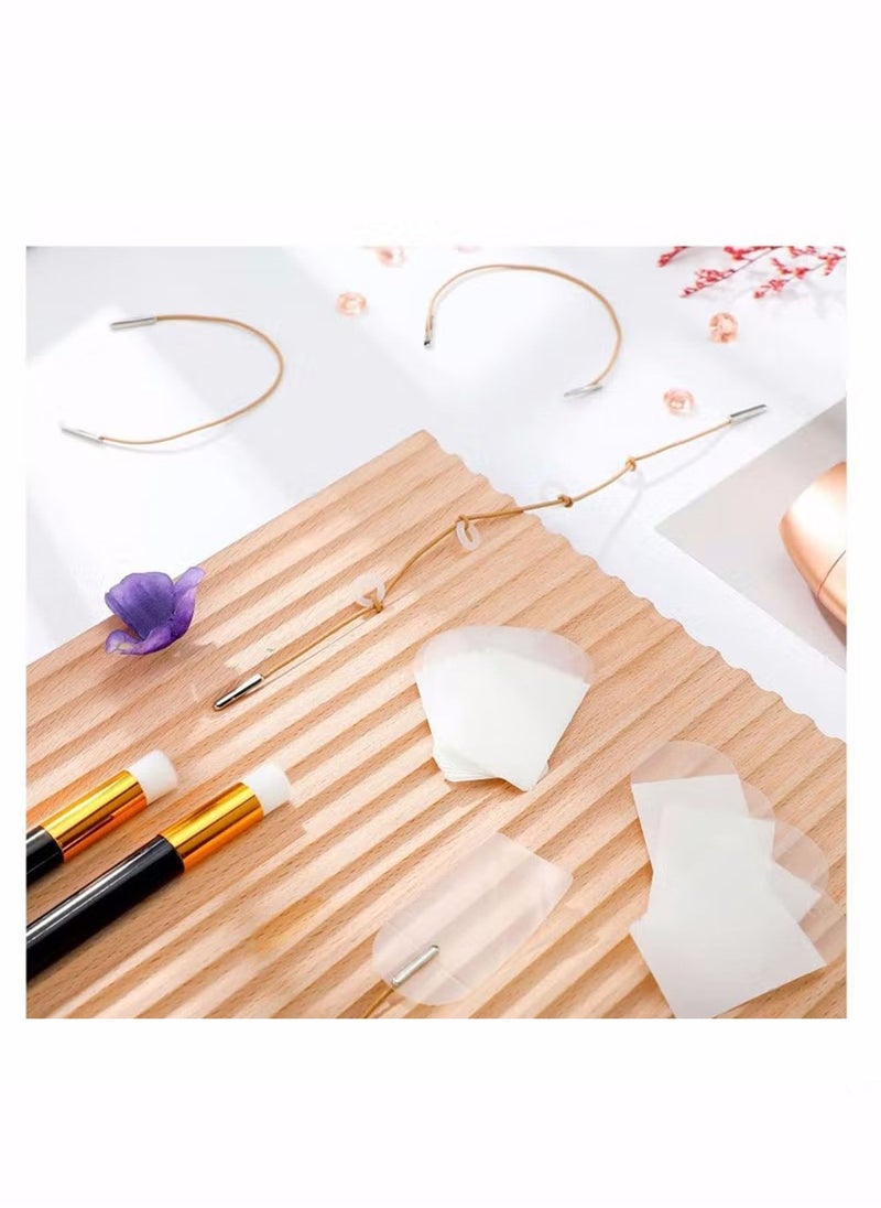 Generic - 40 Pcs Face Lifting Tapes with 8 Pcs Lifting Rope Sets Invisible Face Lift Tape Instant Face Lift Sticker Adhesive Lifting Patch Quick Face Lifting Band Neck Eye Lift Tape for Women Face Beauty - Image 1