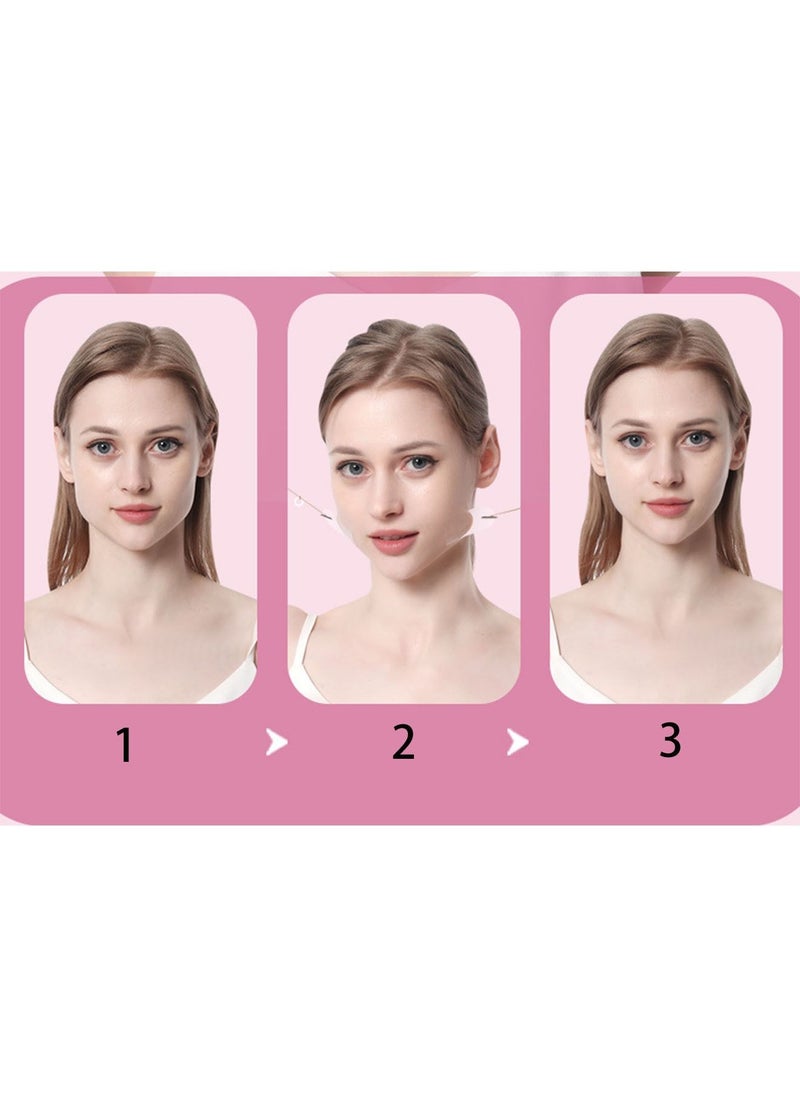 Generic - 40 Pcs Face Lifting Tapes with 8 Pcs Lifting Rope Sets Invisible Face Lift Tape Instant Face Lift Sticker Adhesive Lifting Patch Quick Face Lifting Band Neck Eye Lift Tape for Women Face Beauty - Image 1