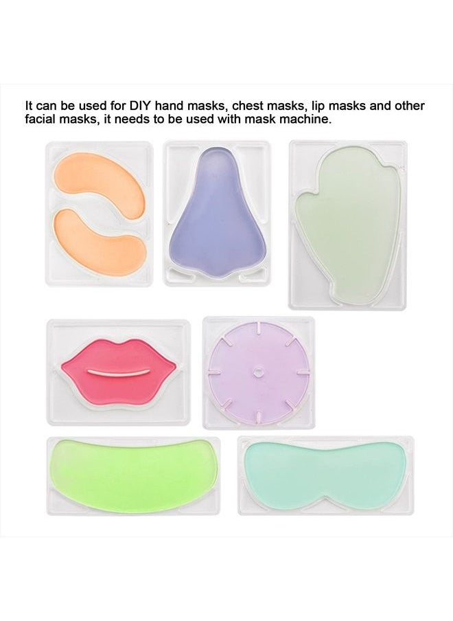 ZJchao - 7 Types Facial Mask Mold, Mask Making Plate Reusable Face Mask Patch Molds DIY Facial Mask Machine Maker Accessories for Beauty Salon(Without Mask Machine) - Image 1