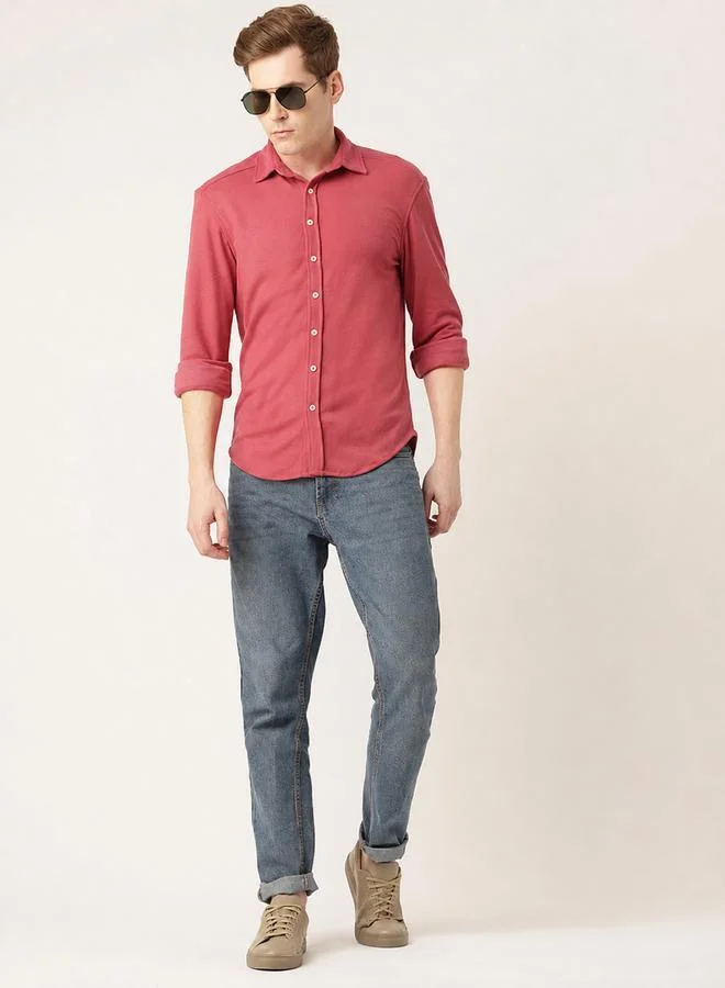 رو كولكشن Classic Fit Cotton Casual Shirt