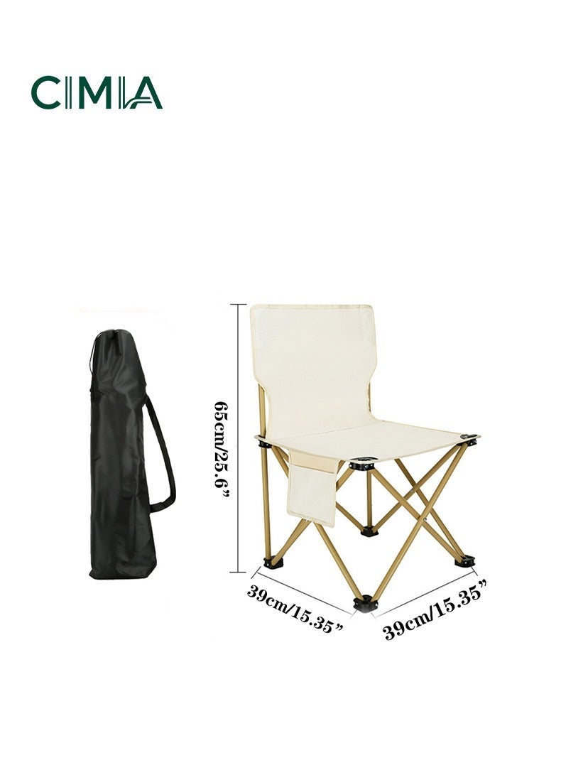 CIMIA Portable Camping Chairs 39×39×50cm Small Enjoy The Outdoors with a Versatile Folding Chair Sports Chair Outdoor Chair & Lawn Chair Kids Outdoor Chair - Image 1