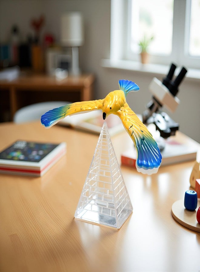 WaigN Balance Bird, Balancing Bird Clear Triangle Stand, Classic Educational, Bird That Can Balance Gravityy Finger for Adults, Eagles Stocking Stuffers Parties Favors Science Kits - Image 4