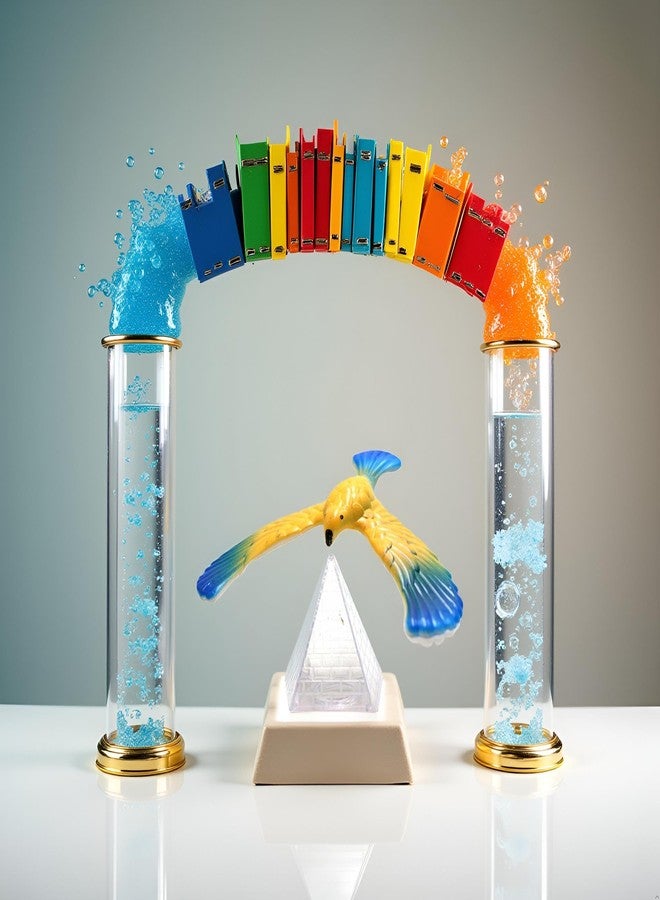 WaigN Balance Bird, Balancing Bird Clear Triangle Stand, Classic Educational, Bird That Can Balance Gravityy Finger for Adults, Eagles Stocking Stuffers Parties Favors Science Kits - Image 3