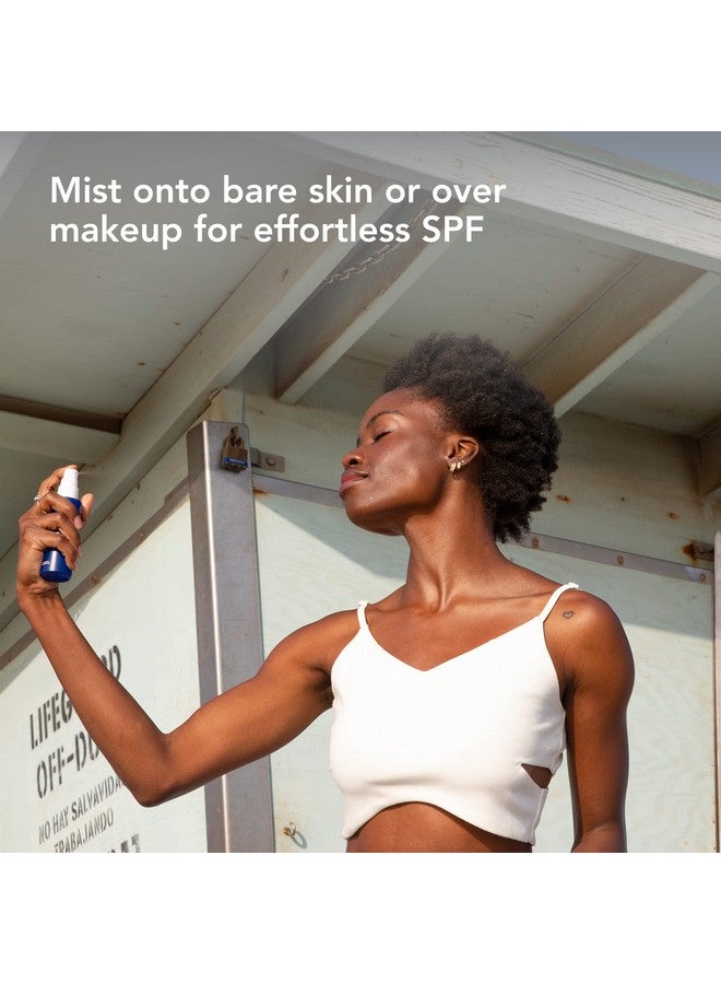 COOLA Organic Refreshing Water Mist Face Moisturizer With Spf 18 Dermatologist Tested Face Sunscreen With Plantderived Bluescreen Digital Destress Technology 1.7 Fl Oz - Image 3