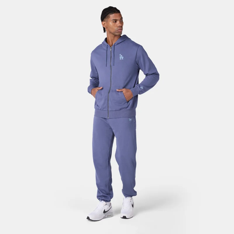 NEW ERA Blue MLB Los Angeles Dodgers League Essential Full Zip Hoodie for Men | Best Price UAE