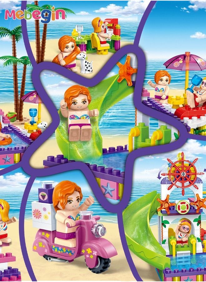 MEBEGIN Trendy Beach Blocks Set, Building Kit Toys, Creative Building Toys, Educational Toy  - Image 5