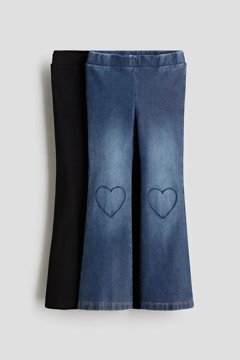 H&M 2-pack Flared jeggings