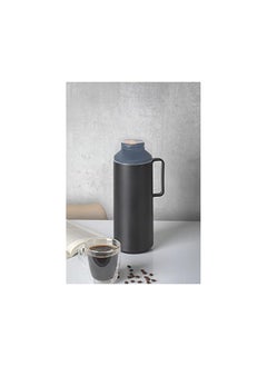 TRAMONTINA Insulated Carafe | Termal Water Flask 1 Liter | Polypropylene With Internal Glass Liner | Thermal Beverage Dispenser Exata Black  - Image 4