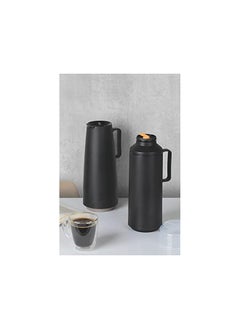 TRAMONTINA Insulated Carafe | Termal Water Flask 1 Liter | Polypropylene With Internal Glass Liner | Thermal Beverage Dispenser Exata Black  - Image 3