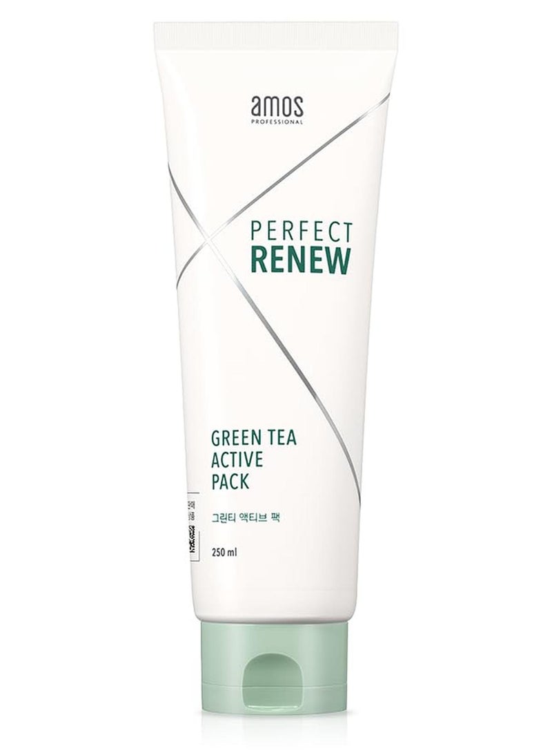 AMOS PROFESSIONAL Perfect Renew Green Tea Active Pack | Nourishing and Moisturizing Hair Mask for Hair Growth | Deep Conditioner | Korean Hair Growth Mask | K-beauty - Image 1