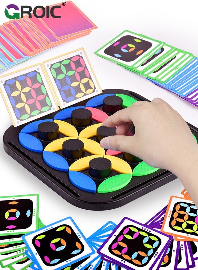 GROIC Puzzle Game for Children, Rotating Puzzle Board - Rotating Jigsaw Puzzle Board Game | Logic Toy, Mind Puzzle, Block Puzzle, Brain Exercise Puzzle for Training Fine Motor Skills - Image 5