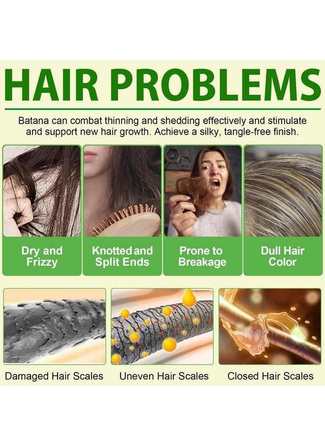 Frovetani Batana Oil for Hair Growth, 100% Pure Organic Cold Press Batana Oil from Honduras, Thicker & Stronger Hair, Eliminate Split Ends, Prevent Hair Loss, Nourishes Scalp Hair and Skin (60ml) (1)  - Image 4
