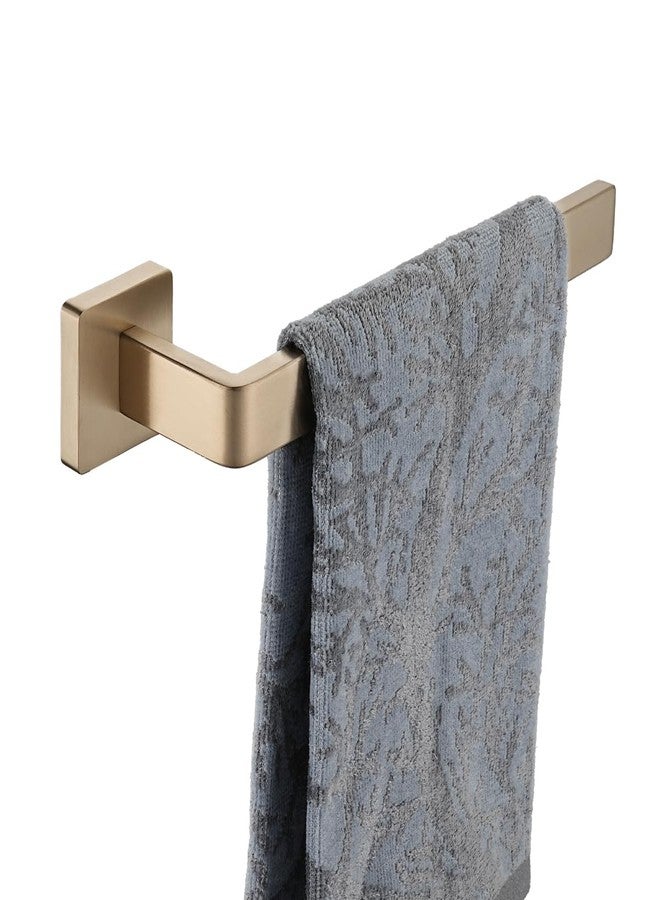 JQK Hand Towel Holder Towel Ring Champagne Bronze, 10.2 Inch 304 Stainless Steel Bathroom Hand Towel Bar Wall Mount, THH250L9-CB - Image 1