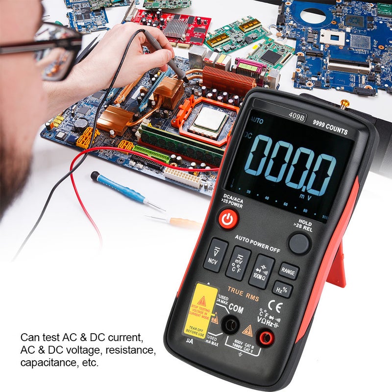 جهاز مقاييس رقمية RICHMETERS RM409B True RMS 9999 عدداً - أداة اختبار - Image 5