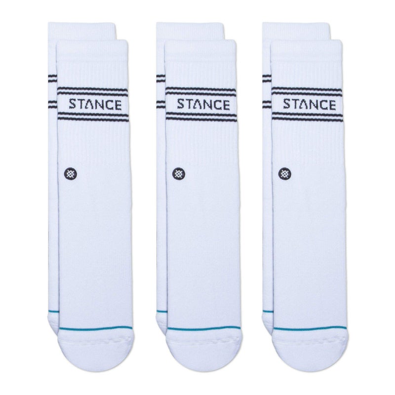 Stance Men's Basic Crew Socks [3 Pack] (Large, Black) - Image 1