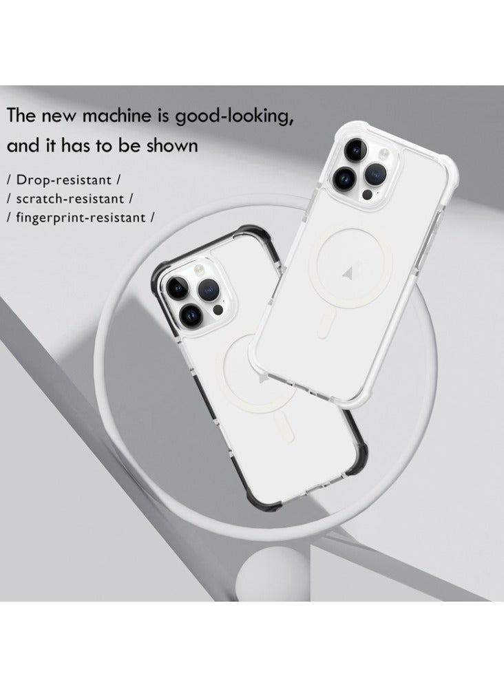 Raxoom iPhone 16 Pro Max MagSafe Case – Clear Magnetic Cover, Slim Transparent TPU, Protection, Scratch-Resistant, Strong Magnet, MagSafe Compatible - Image 3