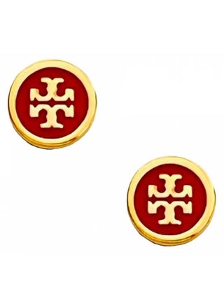 Tory Burch Women's Lacquered Raised Logo Stud Earrings - Red/Gold - pzsku/Z90EFB817229B5689B0BCZ/45/1744257806/b67aa207-1b52-425d-84c2-709d3c64e7dc