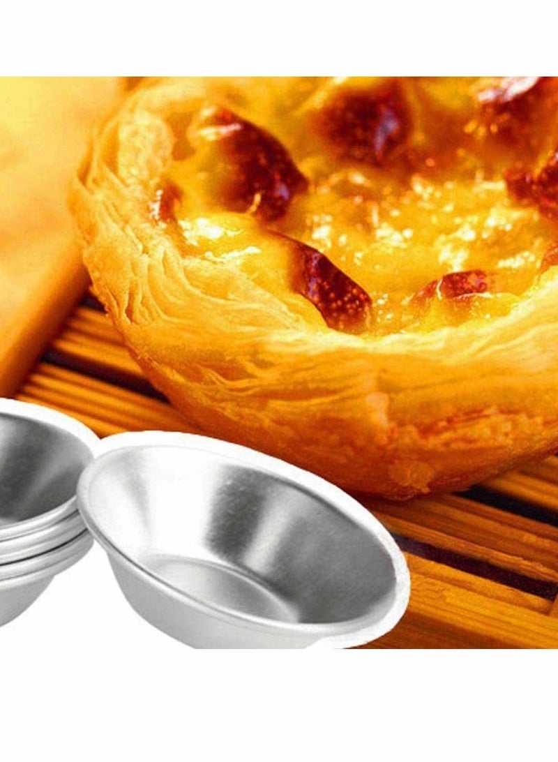 Y&D 25pcs Egg Tart Aluminum Cupcake Cookie Flower Mold Mould Tin Baking Pan Kitchen Reusable DIY Bakeware Tools  - Image 4