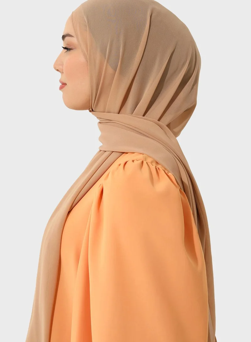 Tuva Shawl by Modanisa Chiffon Lightweight Scarves