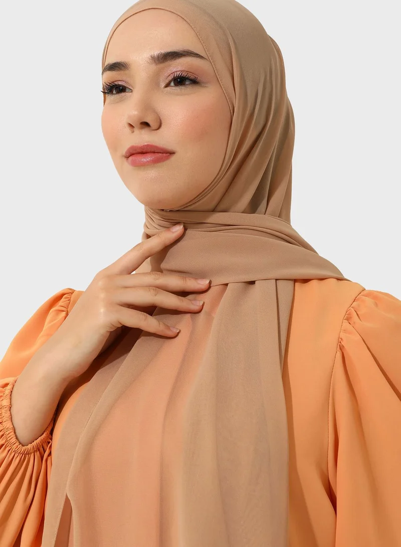 Tuva Shawl by Modanisa Chiffon Lightweight Scarves
