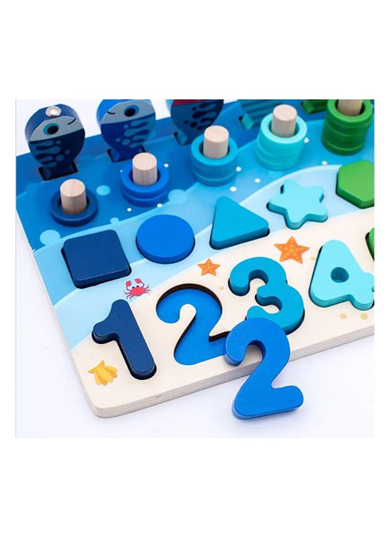 Filly - Children's Toys Digital Building Blocks Early Education Jigsaw Puzzle Intelligence Development Baby 1- 3 Boys And Girls - Image 1