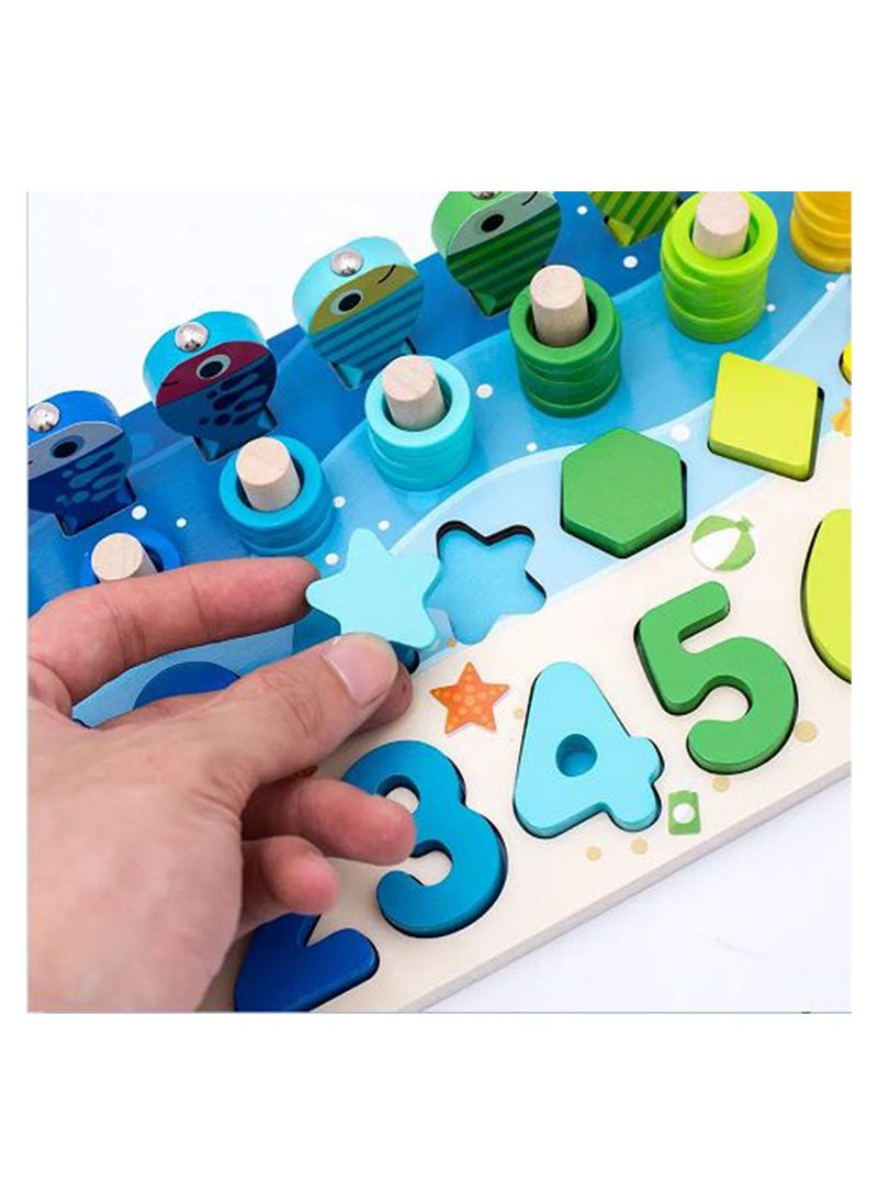Filly Children's Toys Digital Building Blocks Early Education Jigsaw Puzzle Intelligence Development Baby 1- 3 Boys And Girls  - Image 4