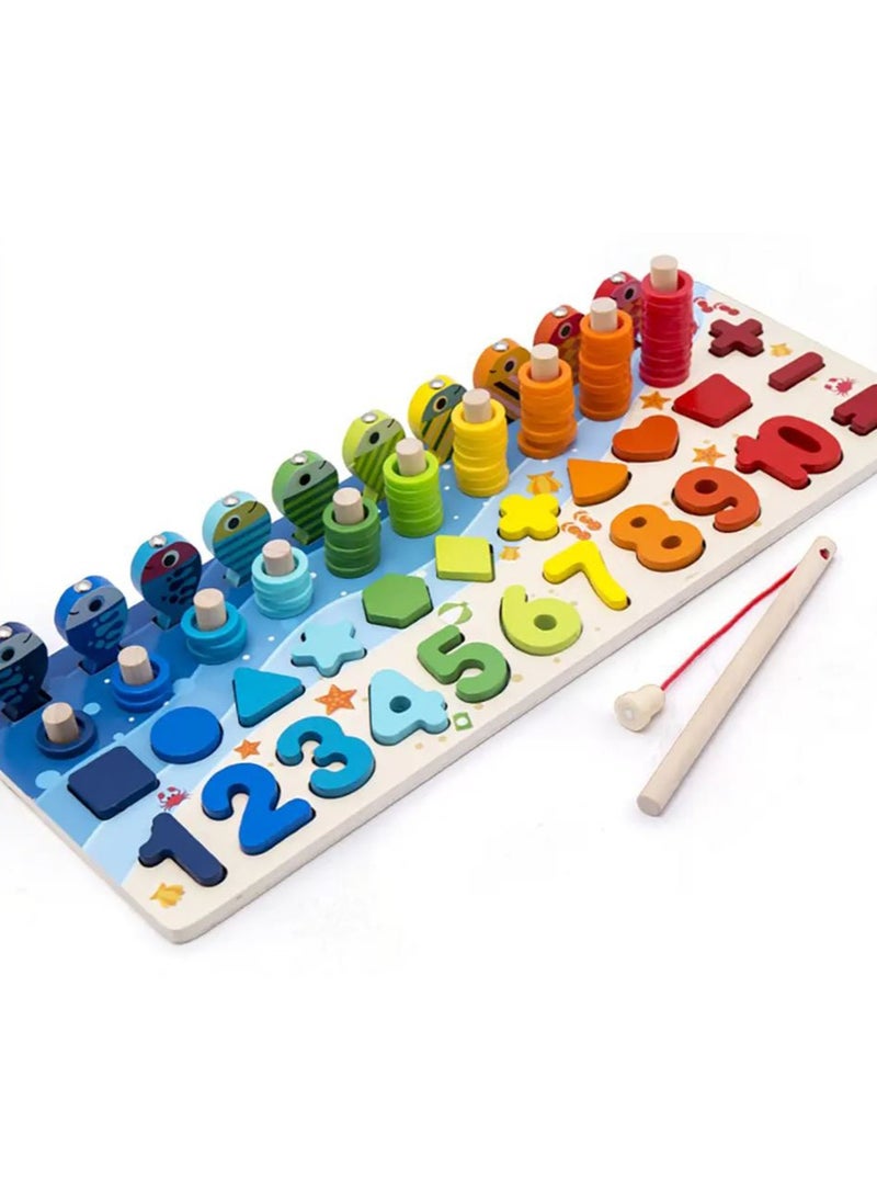 Filly Children's Toys Digital Building Blocks Early Education Jigsaw Puzzle Intelligence Development Baby 1- 3 Boys And Girls  - Image 5
