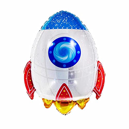Evisha Space Rocket Space Ship Astronaut Foil Balloon For Astronaut Theme Birthday Party Decoration Kids Birthday Decoration - Image 1