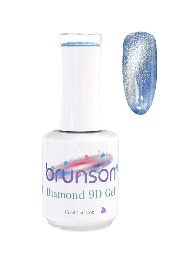 brunson Diamond 9D Magnetic Cat Eye Gel Reflective Diamond Gel Nail Polish 15ml Soak Off Gel Polish BD9D018 - Image 1