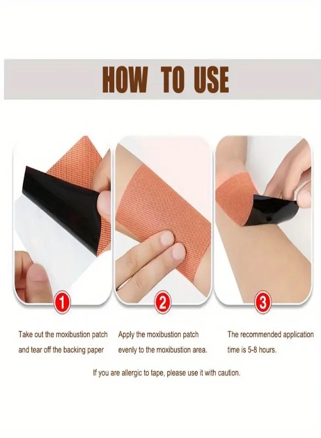 AROAQ 100pcs Ginger Heat Patches – 8-Hour Natural Warming Therapy for Shoulder, Knee & Waist Pain Relief | Breathable, Portable & Long-Lasting Body Warmer for Travel, Sports & Home Use - Image 2