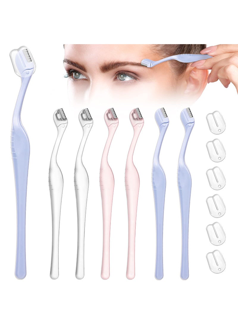 Eyebrow Razor Mini Eyebrow Razor Trimmer Female Face Shaver Lip Hair Remover with Precision Cover Small Shaver for Women Makeup Face Care ToolsClear Clear Purple Light Blue - pzsku/Z90EFFEABB57EE2F0AE75Z/45/_/1741001459/3b131c80-0420-4d17-ad41-05ac44249f42