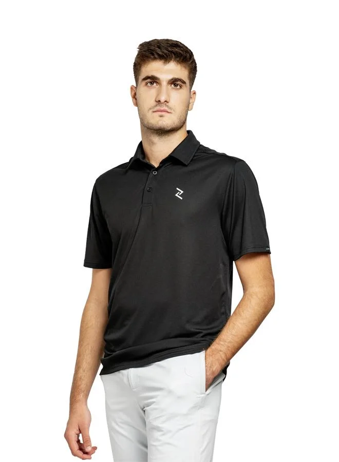 ZAECY Men's Solid Golf Polo Shirt