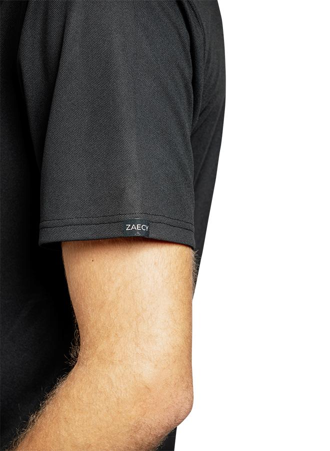 ZAECY Men's Solid Golf Polo Shirt - Image 4