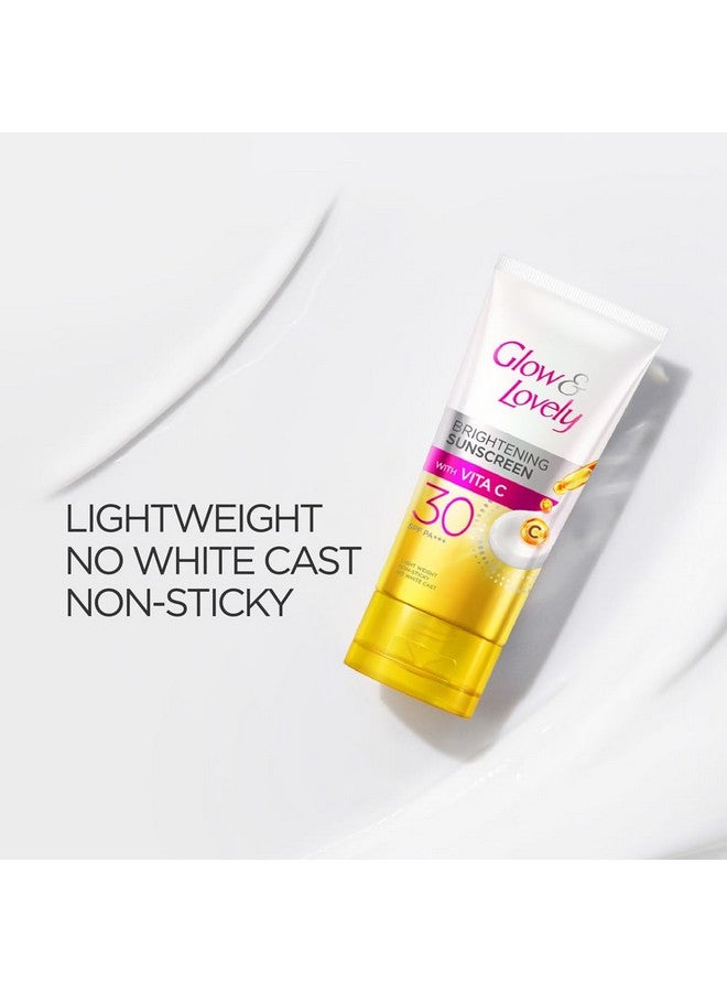 Glow & Lovely Glow and lovely Brightening Sunscreen SPF 30 | Vita C | PA ++++ |Light weight | Non sticky | No White Cast | 50g - Image 5