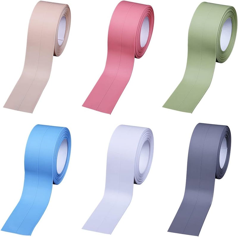 American Anti Leak Waterproof Tape Single Piece 3.3M x 2cm – Self Adhesive Bathroom & Kitchen Seal Strip, Mold Resistant Corner Sealing Tape for Tiles and Shower Edges - Image 5
