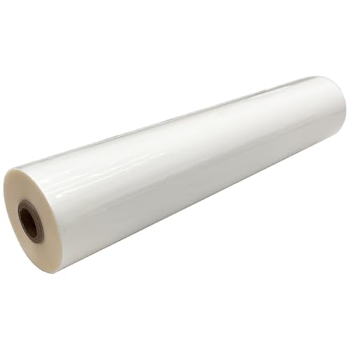INTBUYING 12.5in x 656ft Glossy BOPP Laminating Film, Thermal Laminate Film Hot Roll Laminating Film, 1" Poly-in Core, 1 mil (28 mic) Thickness, Laminating Sheet Roll for Paper and Photo Laminating - Image 3